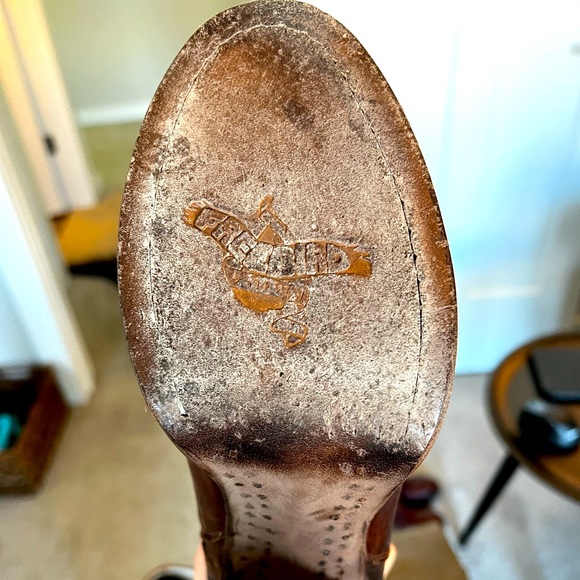 Freebird by Steven Darius Booties Size 7 Cognac - Picture 5 of 5